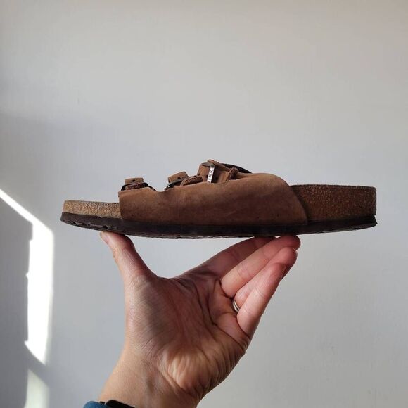 Birkenstock Florida Soft Footbed Sandals – Women’s 38 (7–7.5) Brown - Picture 4 of 9